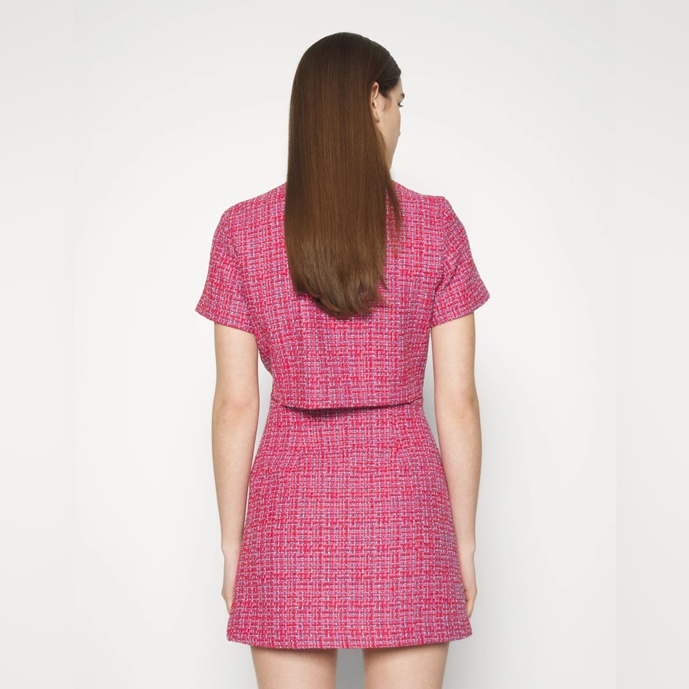 MAJE Tweed Wrap Dress - Picture 7 of 11